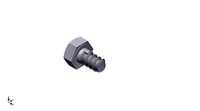 Hex Head Metric 6x10mm | 3D