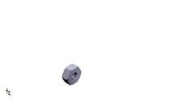Hex Nut Metric 4mm | 3D