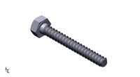Hex Head Metric 6x45mm | 3D