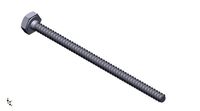 Hex Head Metric 2 5x45mm | 3D
