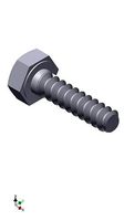 Hex Head Metric 4x15mm | 3D