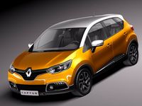 Renault Captur 2014 3D Model