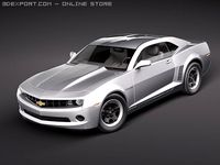 Chevrolet Camaro 2010 base type 3D Model