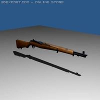 Old rifle 3D Model