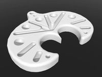 Slavic pagan amulet lunnica | 3D