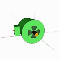 Squirrelcage rotor induction motor | 3D