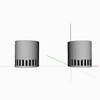 Portable wood gas stove | 3D