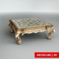 Coffe k Table 3D Model