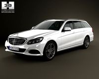 MercedesBenz EClass estate W212 2014 3D Model