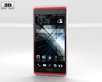 HTC Desire 600 White 3D Model