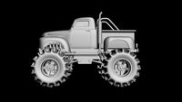 Ford F100 BigFoot 3D Model