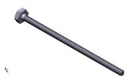 Hex Head Metric 2 5x50mm | 3D