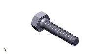 Hex Head Metric 8 x35mm | 3D