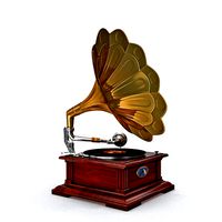 Classic phonograph  | 3D