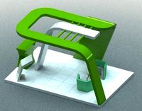 Stall for Exhibition | 3D