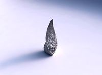 Vase twist puffy tipped triangle with fine organic lattice | 3D