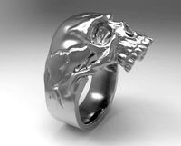 0531 Skull Ring  | 3D