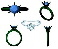 TIFFANY SOLITAIRE RING | 3D