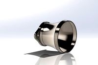 Carb trumpet DA150 3D print model | 3D