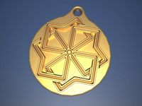 Slavic pagan amulet Molvinec | 3D