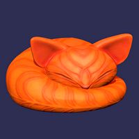 Sleepy Kitten | 3D