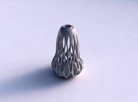 Vase tapered squeezed with smooth beveled cuts and extruded top squeezed | 3D