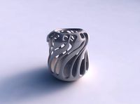 Vase spherical with smooth cuts eccentric | 3D