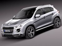 Peugeot 4008 2013 3D Model