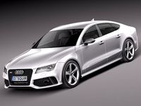Audi RS7 2014 3D Model