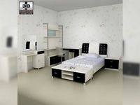 Nursery room furniture 06 Set 3D Model