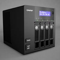 QNAP Network Attached Storage Server 3D Model