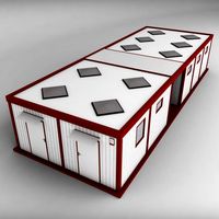 Container Double Shipping House 3D Model
