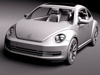 Volkswagen Beetle 2012 3D Model