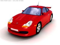 Download free Porsche 911 lowPoly 3D Model