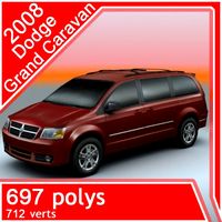 2008 Dodge Grand Caravan 3D Model