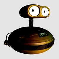 Rigged alien robotic droid character - model Zax-R20153d model