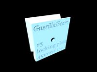 45mm tripod adapter plate for GuerillaBeam