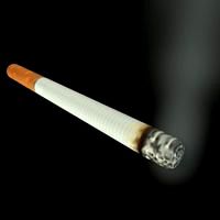 Cigarette with Smoke