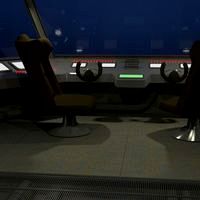 Scifi Bridge Scene
