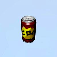 Low poly cola can