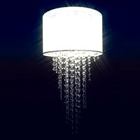 Crystal Chandelier with Shade