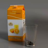 Orange Juice Container