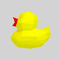 Low Poly Rubber Duck