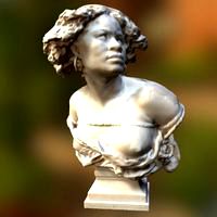 bust of female slave