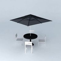 Set table and chairs Technicolor Tidelli
