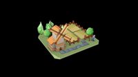 Low-poly mill
