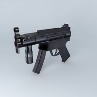 MP5K LowPoly model
