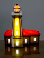 Spain Aviles Lighthouse - 3D Printed Table Lamp | 3D