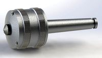 Revolving centre of lathe
