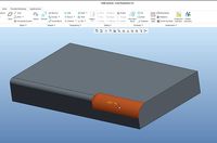Tutorial How to stop Round feature at Reference with Creo Parametric